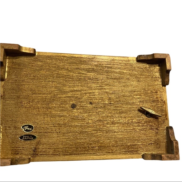 Vintage Florentine Chest Style Musical Jewelry Box! Made in Japan! - Picture 9 of 10